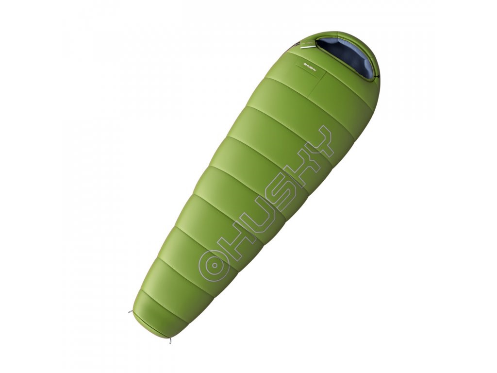 Široký spací pytel Husky řady Ultralight Mikro +2°C zelená 